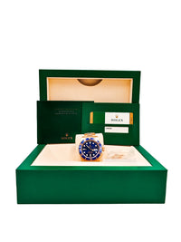 Rolex Submariner Blue Yellow Gold 116618LB