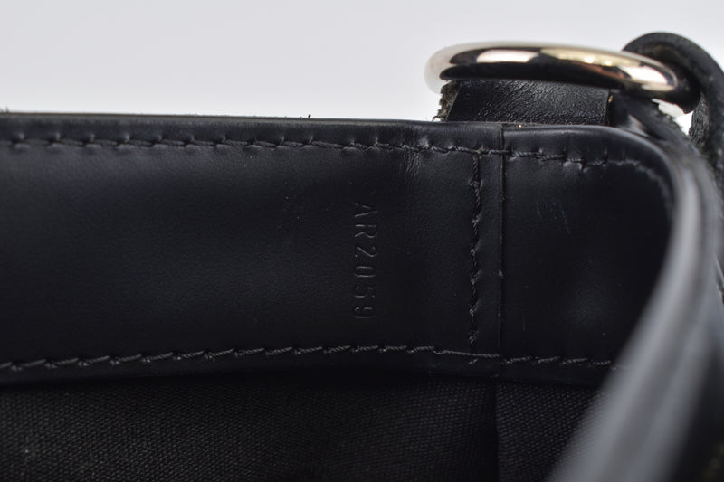 2009 Black Epi & Calfskin Leather Beverly Bag