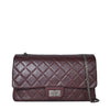 Dark Burgundy Reissue Quilted Classic Calfskin Leather 227 Flap Bag