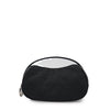 Canvas Leather Pouch in Black