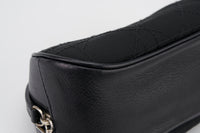 Canvas Leather Pouch in Black