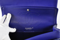 Chanel 227 Reissue Flap Bag In Blue Grained Patent Leather 20248996 - Glampot