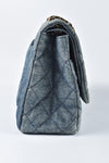 Chanel Blue Quilted Denim 2.55 Reissue Classic 226 Flap Bag 16330794 - Glampot