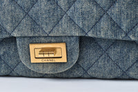 Chanel Blue Quilted Denim 2.55 Reissue Classic 226 Flap Bag 16330794 - Glampot