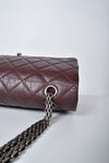 Dark Burgundy Reissue Quilted Classic Calfskin Leather 227 Flap Bag