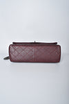 Dark Burgundy Reissue Quilted Classic Calfskin Leather 227 Flap Bag