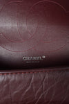 Dark Burgundy Reissue Quilted Classic Calfskin Leather 227 Flap Bag