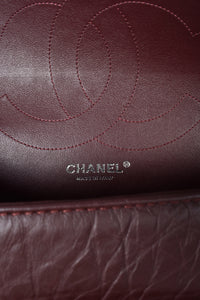 Dark Burgundy Reissue Quilted Classic Calfskin Leather 227 Flap Bag