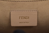 Fendi Grey Kan I (M) Scalloped Leather Shoulder Bag 3BT283 A18Q 8762-198