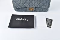 Chanel Blue Quilted Denim 2.55 Reissue Classic 226 Flap Bag 16330794 - Glampot