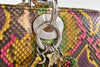 Christian Dior Lady Dior Large Multicolor Python Limited Edition Bag