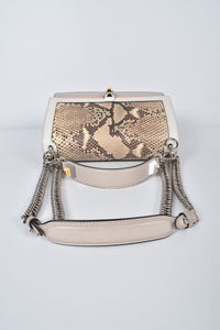 Fendi Medium Kan I Python & Leather Multicolour Shoulder Bag