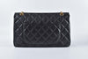 Reissue Black Distressed Lambskin 31cm Double Flap GHW